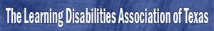 Logo of the Learning Disabilities Association of Texas linking to resources and support for individuals with learning disabilities.