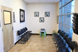 Lobby area at New Beginnings Pediatric Therapy Rich Beem location in El Paso.