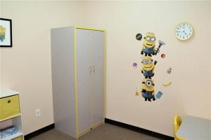 Minions-themed therapy room at New Beginnings Rich Beem location.